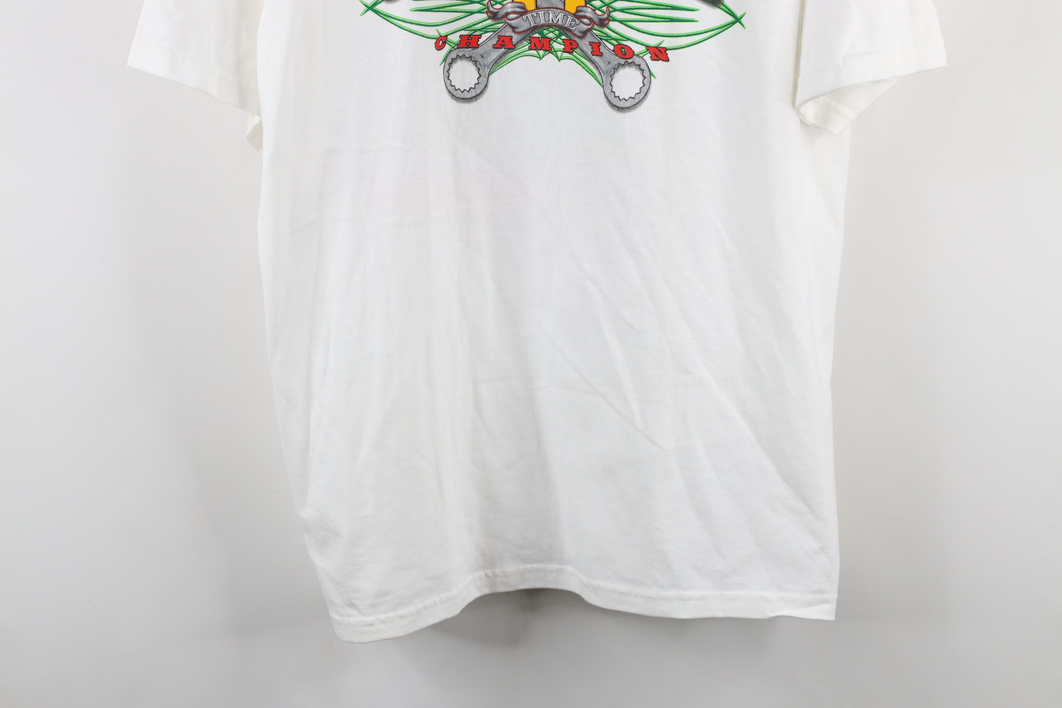 Vintage Deadstock Vintage Y2k 2007 John Force NHRA Racing T-Shirt Size US XL / EU 56 / 4 - 3 Thumbnail