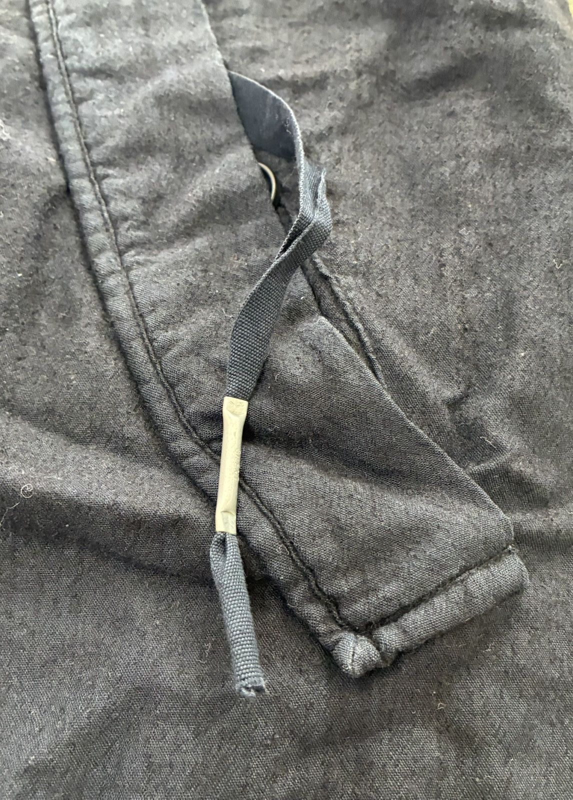Damir Doma Damir Doma Black Utility Zip Jacket with Contrast Cord Stops Size US XL / EU 56 / 4 - 7 Thumbnail