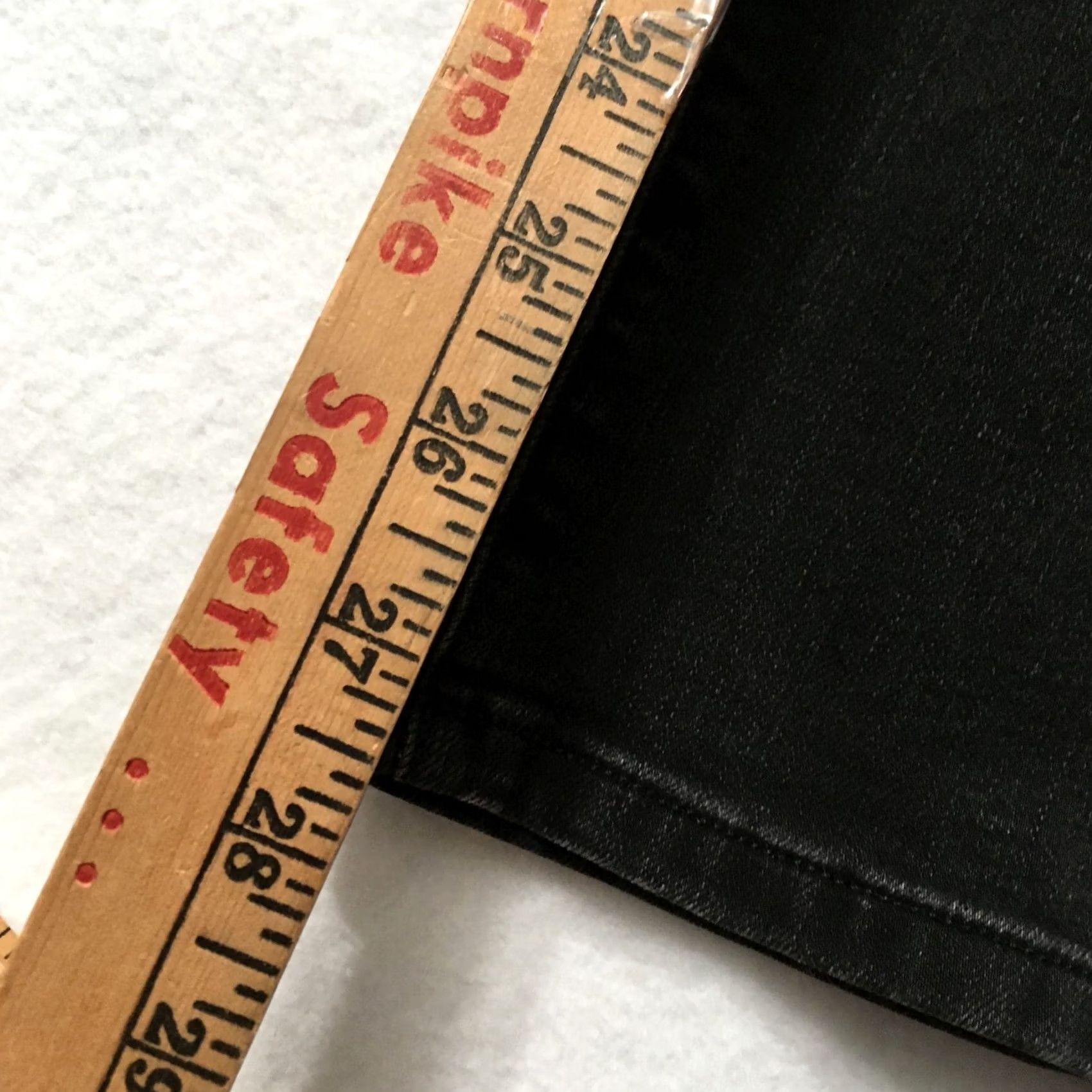 Vintage Universal Thread Women Jeans Size 14 Black Denim 32S Straight Wide Leg Vintage Size 36" / US 14 / IT 50 - 5 Thumbnail