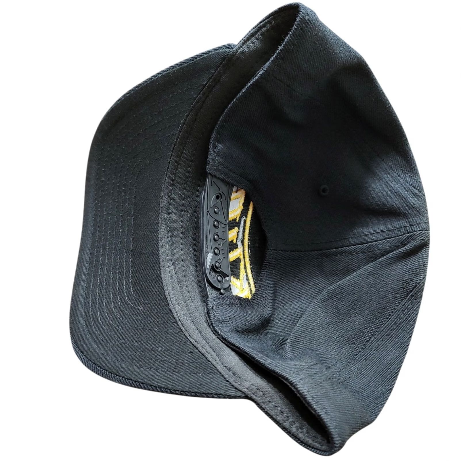 Logo 7 Klim 5 Panel Hat Black Yellow Snapback OS Adjustable Embroidered Logo Motocross Mens Hat Size ONE SIZE - 2 Thumbnail