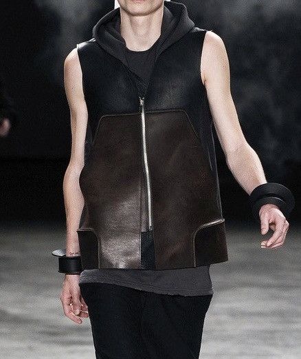Rick Owens Rick Owens ANTHEM SS11 Leather Vest Size US M / EU 48-50 / 2 - 1 Thumbnail