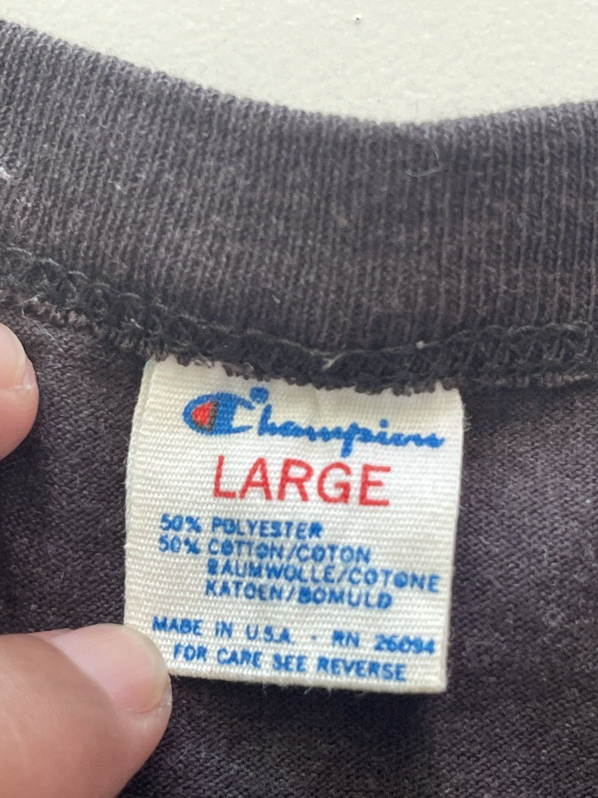 Champion × Vintage Vintage Champion 80s Jersey tshirt Size US L / EU 52-54 / 3 - 2 Thumbnail