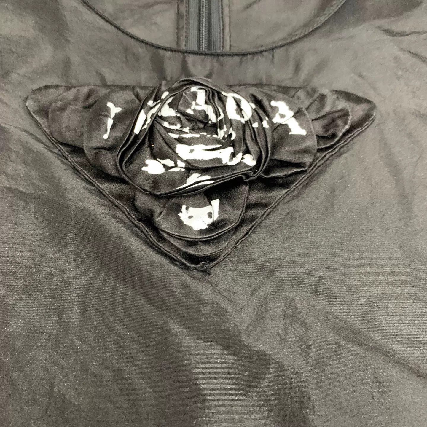 Prada Prada x Raf Simons Black Logo Silk Cami Women's 38 95N Size XS / US 0-2 / IT 36-38 - 8 Thumbnail
