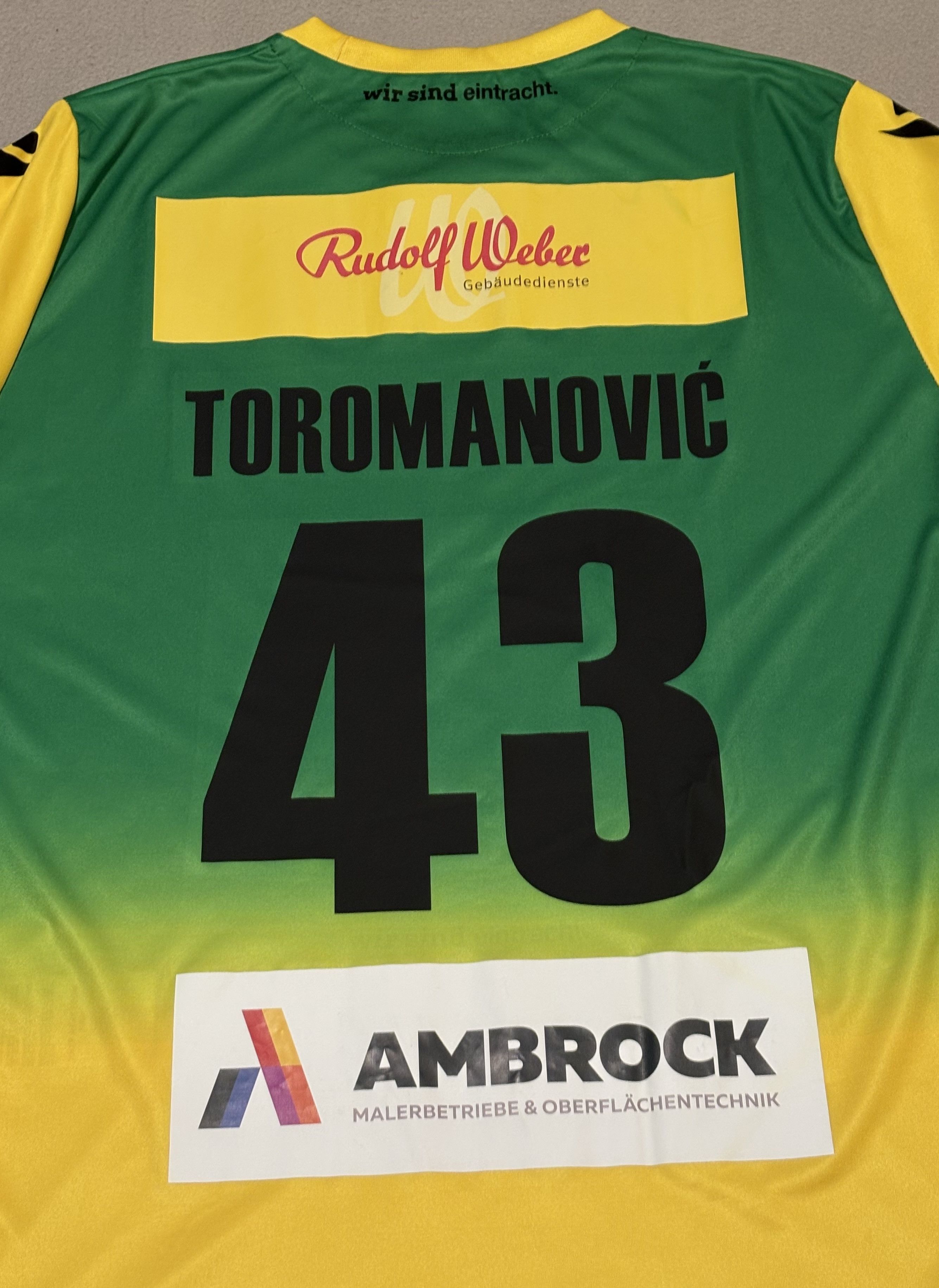 Macron VfL Eintracht Hagen 2021/2022 Toromanović #43 Macron Size US XL / EU 56 / 4 - 14 Thumbnail