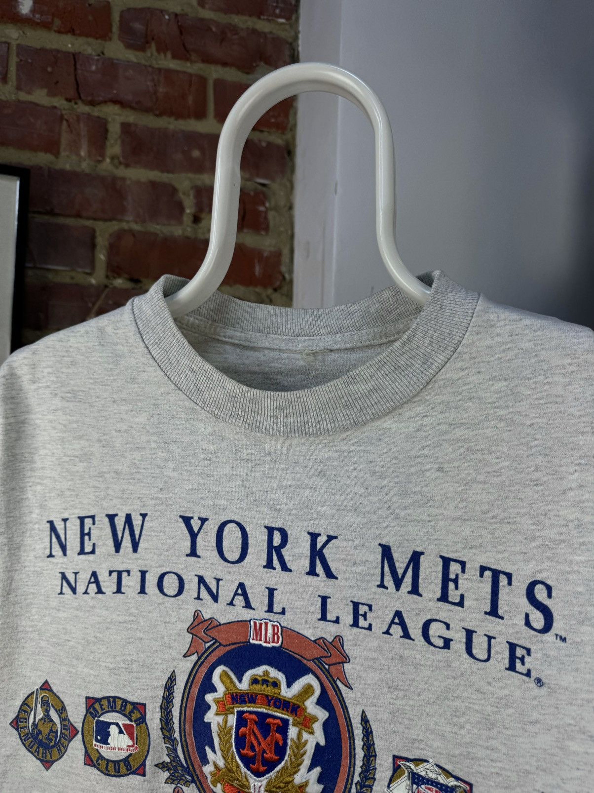 Nutmeg × Vintage NEW YORK METS Nutmeg Mills MLB Made in USA Vintage T-Shirt Size US M / EU 48-50 / 2 - 5 Thumbnail