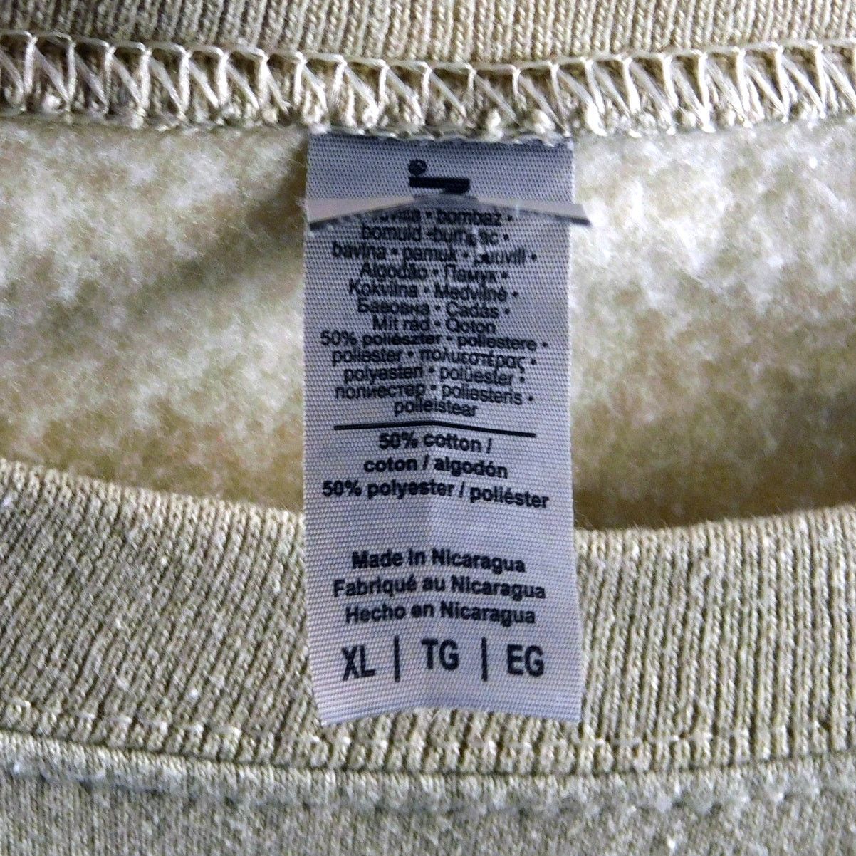 Gildan Sun Sip Soda Logo Sweatshirt Size XL Pullover Tan Size US XL / EU 56 / 4 - 3 Thumbnail