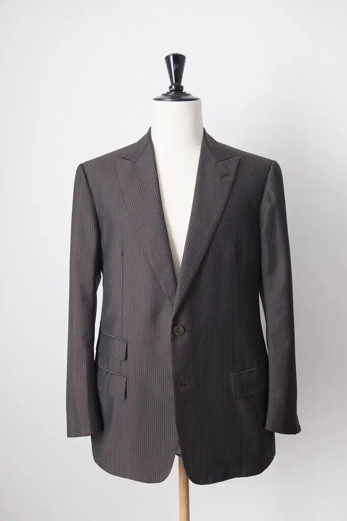 Pre-owned Ermenegildo Zegna Zegna Couture Suit In Grey/brown