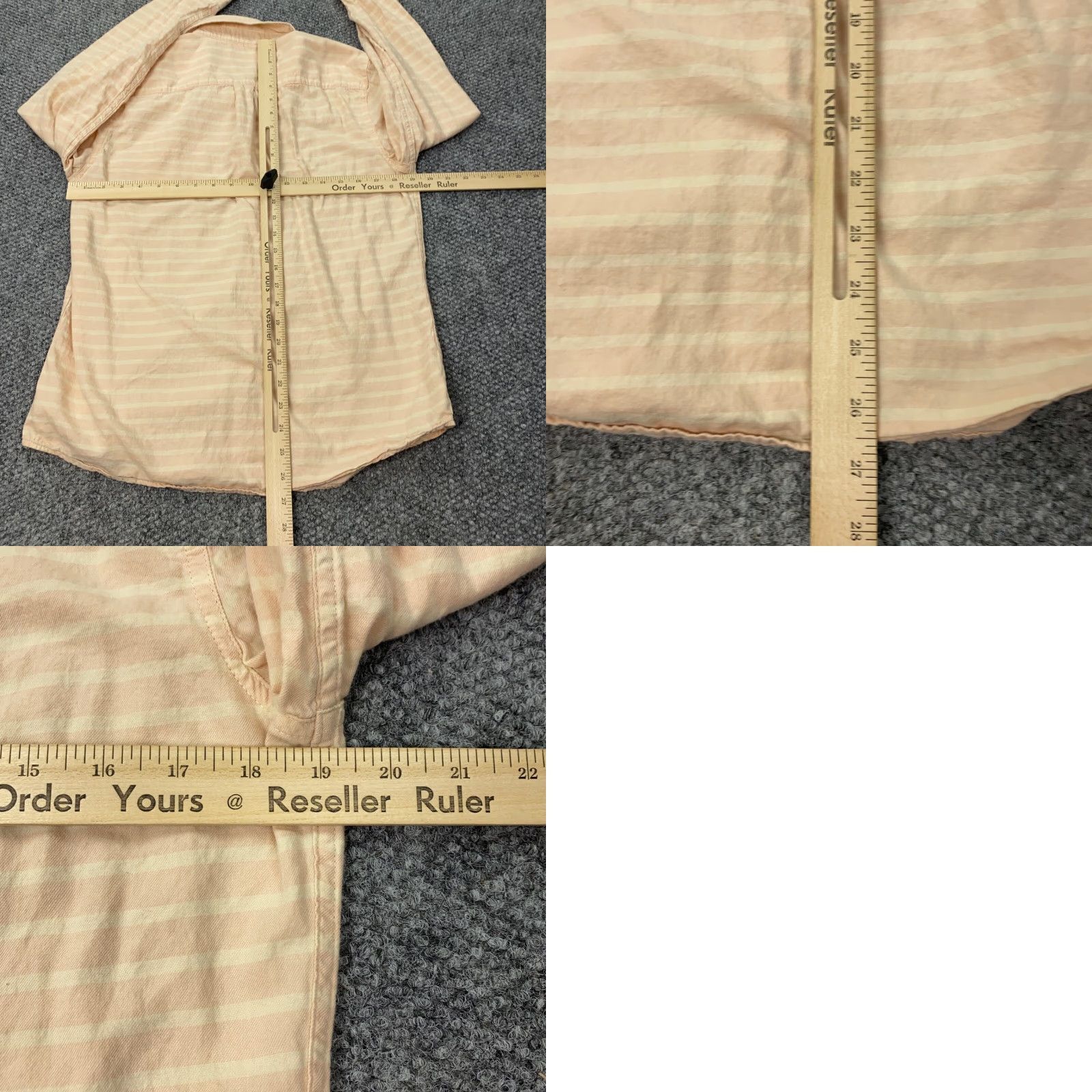 Marine Layer Marine Layer Shirt Long Sleeve Button-Up Pocket Pink/White Striped Adult M Mens Sh irt Pink Striped Beach Classic 90s Contemporary? Size US M / EU 48-50 / 2 - 8 Thumbnail