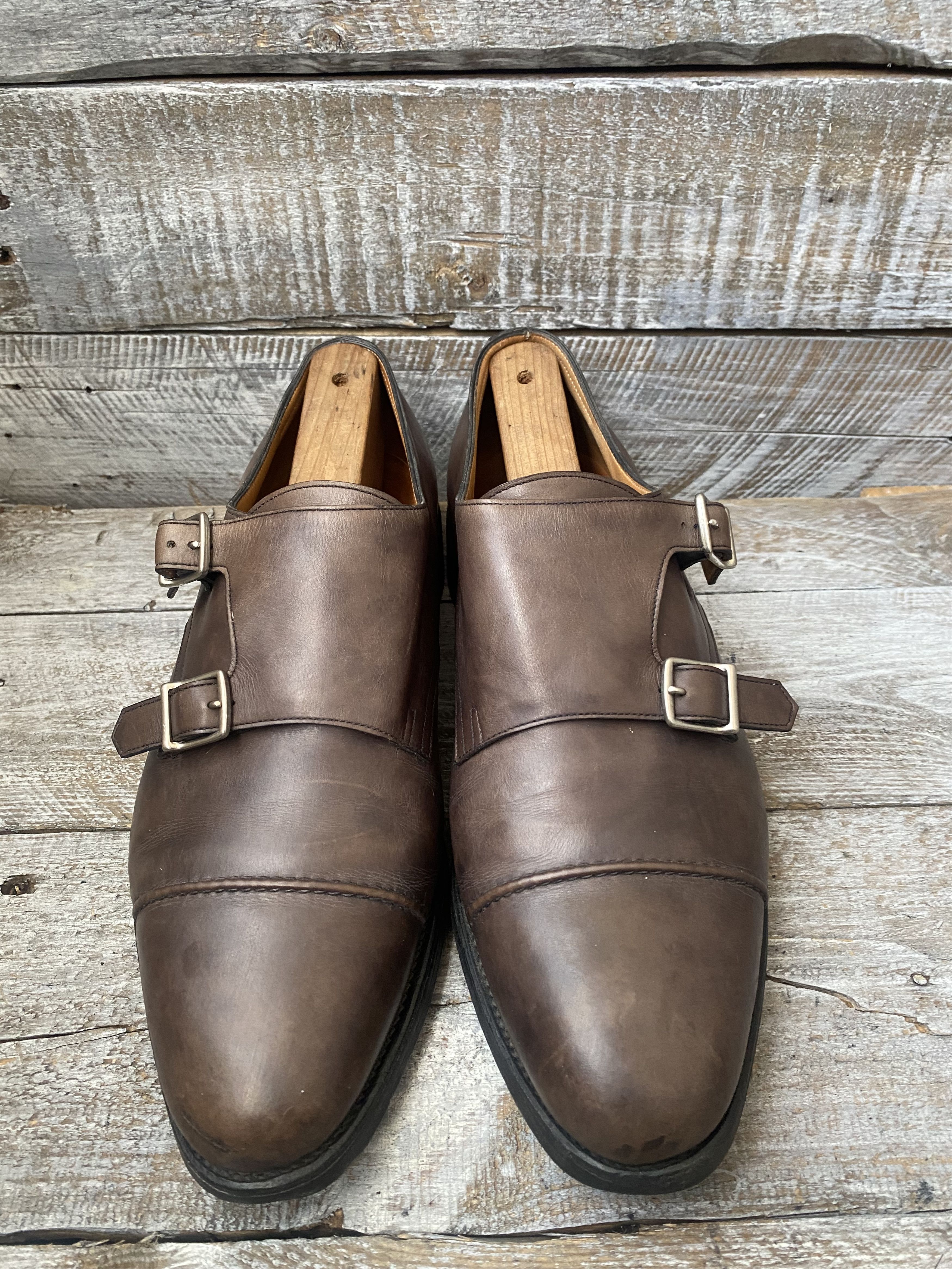 Designer × John Lobb John lobb william ii double monk strap leather boots Uk7EE Size US 8 / EU 41 - 11 Thumbnail