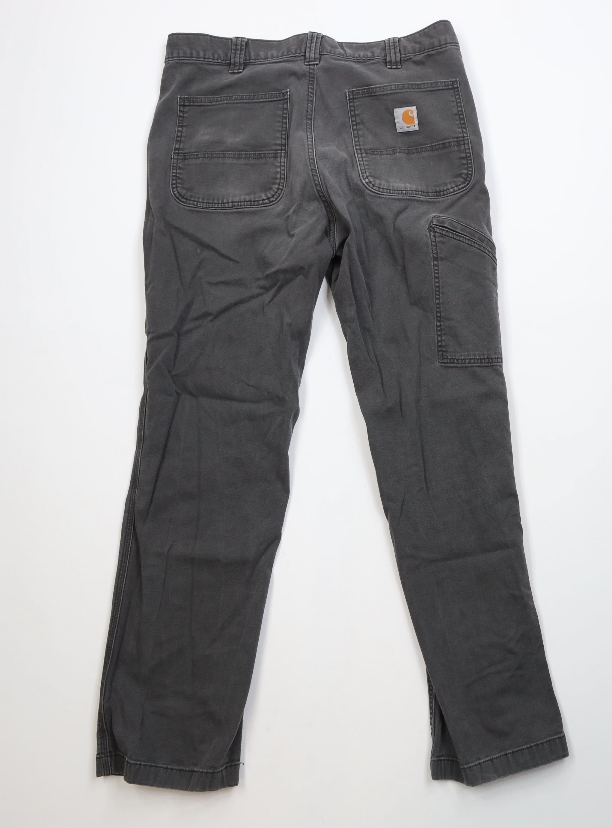 Carhartt Vintage Y2K Carhartt Fit Stretch Canvas Wide Leg Pants Gray Size US 34 / EU 50 - 9 Thumbnail
