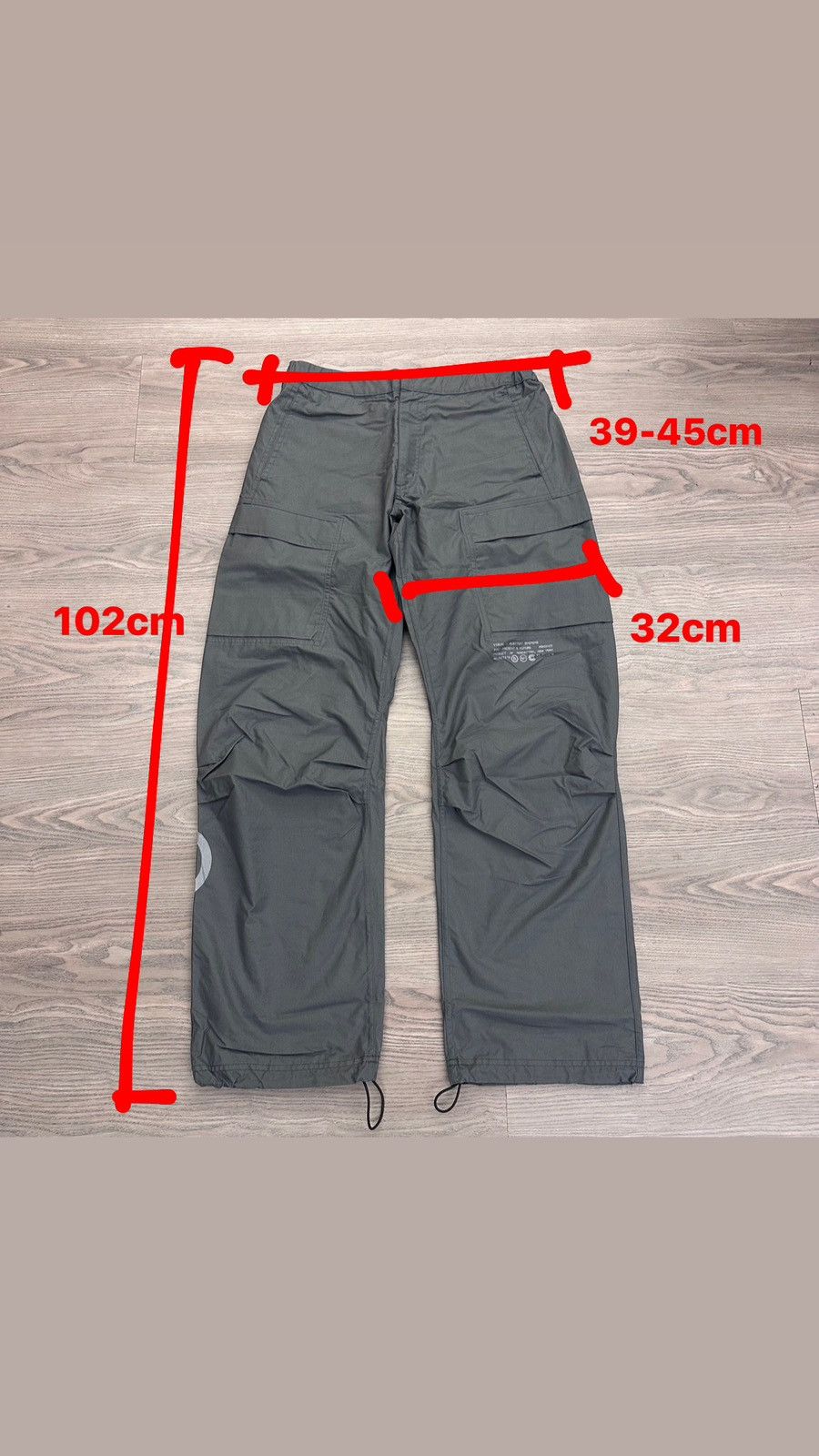 HIDDEN Hidden PPF NY H Logo Cargo Pants Petrol Green Grey work Size US 32 / EU 48 - 9 Thumbnail