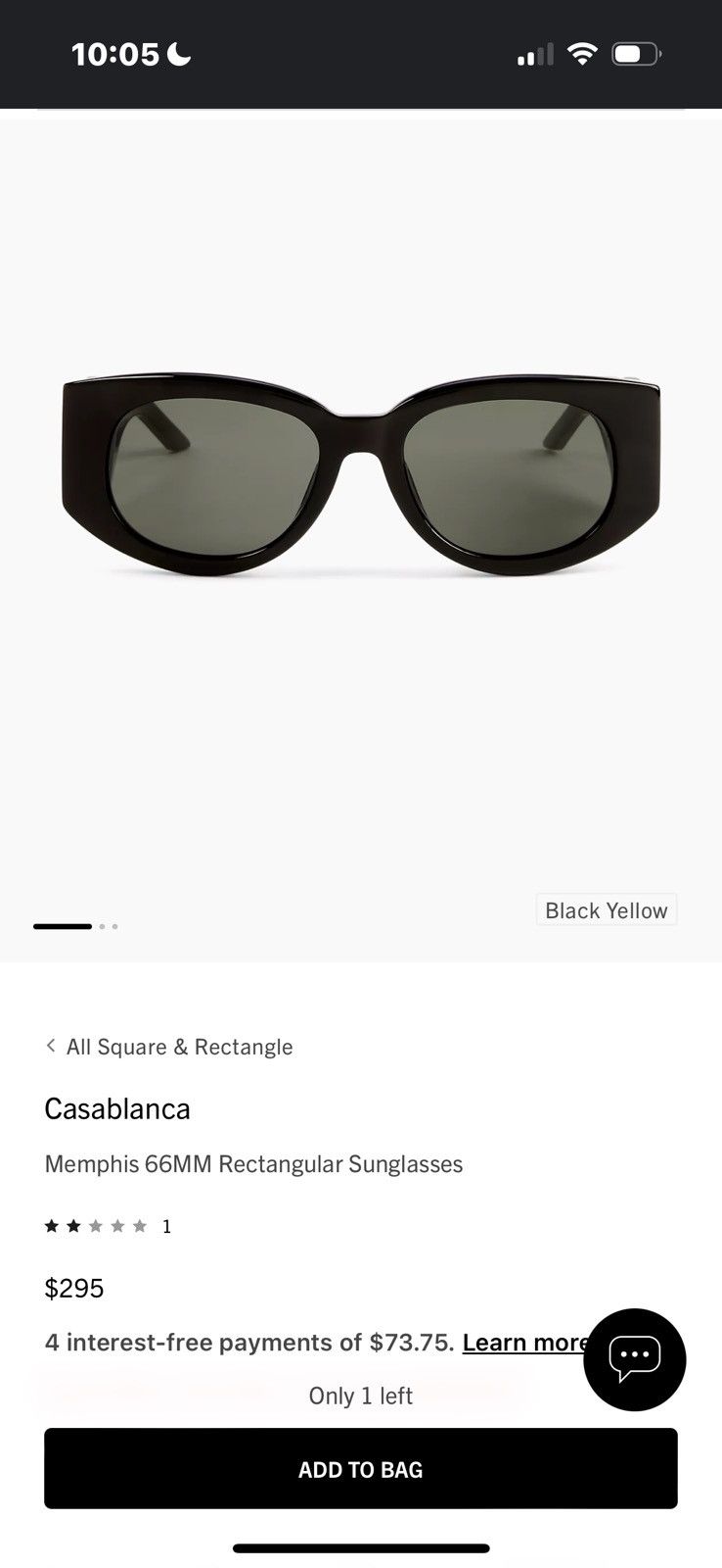 Casablanca Casablanca Memphis 66mm New in box sunglasses Size ONE SIZE - 2 Thumbnail