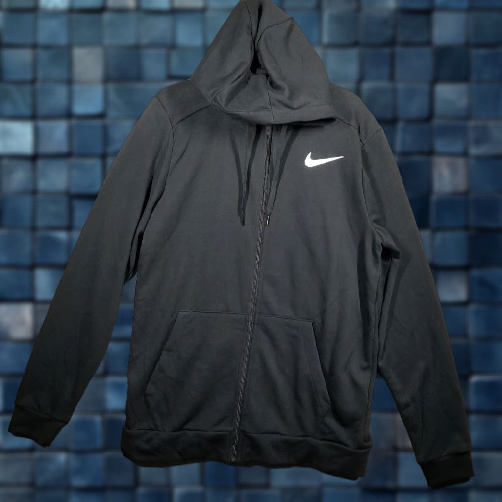 Nike Pro Dri-Fit Training Full Zip Hoodie MT Medium Tall Jacket CZ6376 010