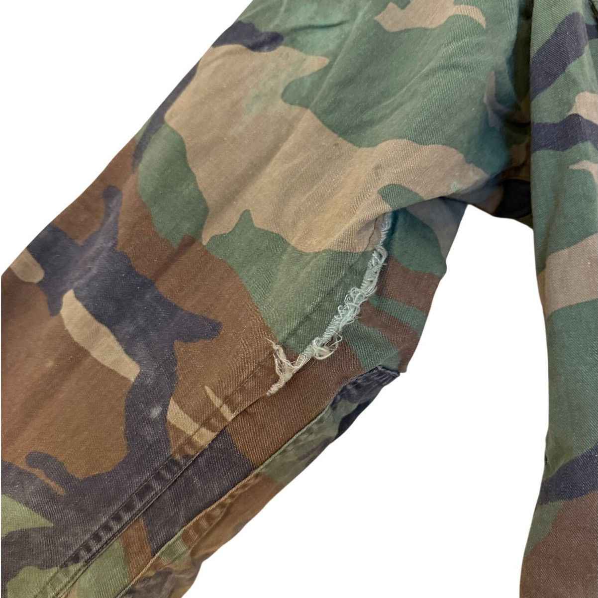 Vintage Vintage US Army Woodland Camouflage Combat Jacket Size US M / EU 48-50 / 2 - 3 Thumbnail