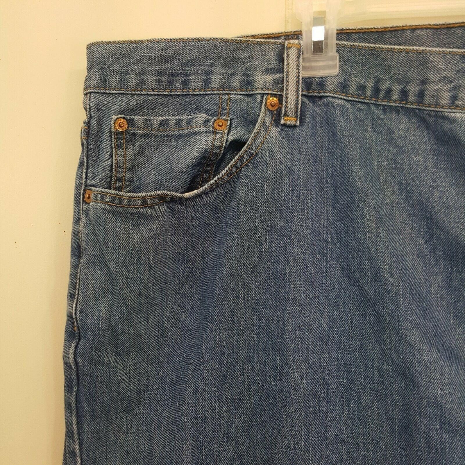 Levi's Levi 52x30 Blue Jeans Pants Denim Jean Zipper Fly Relaxed Fi Size US 44 / EU 60 - 9 Thumbnail
