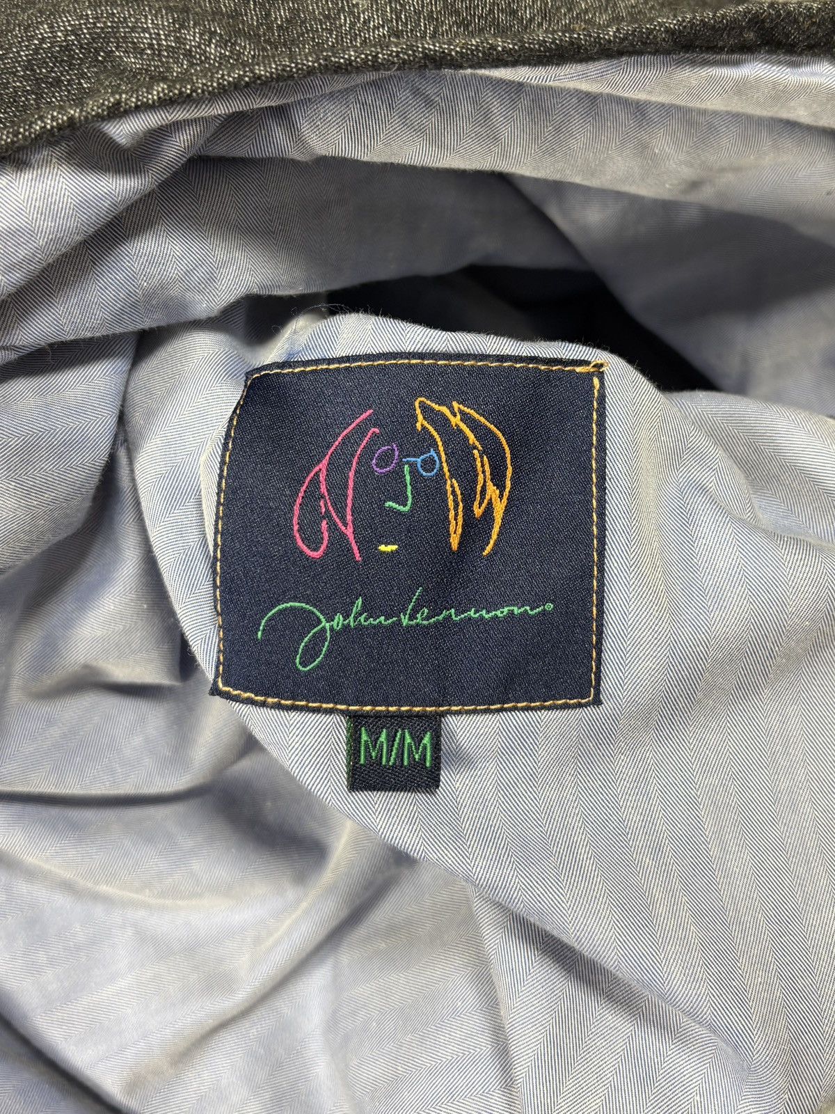 Vintage Cargo Shirt Multi Pocket Button Up Speckled Quilt Lined John Size US M / EU 48-50 / 2 - 9 Thumbnail