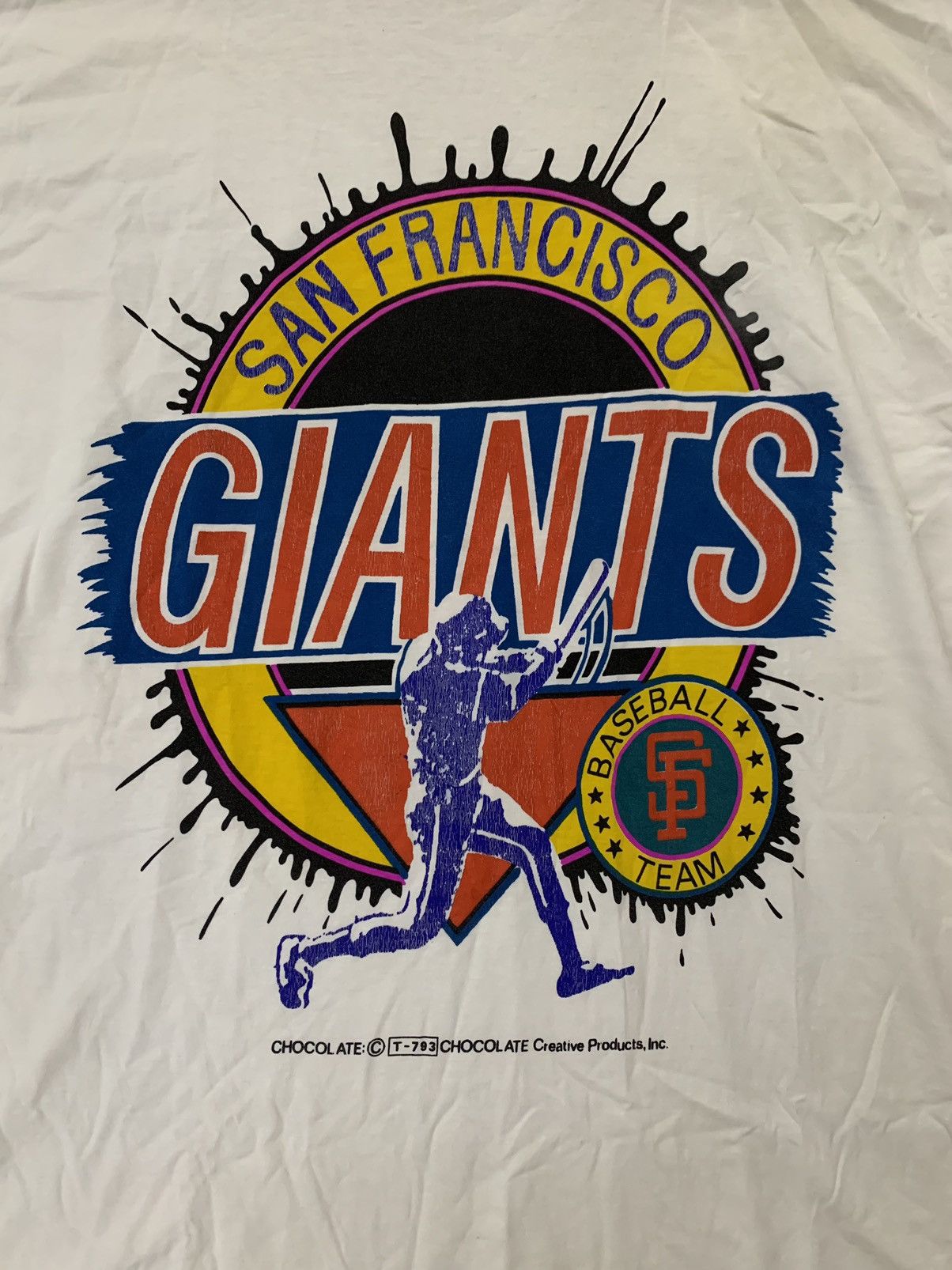 Chocolate × Vintage VINTAGE CHOCOLATE X SAN FRANCISCO BASEBALL TEAM BIG PRINTS Size US L / EU 52-54 / 3 - 2 Thumbnail
