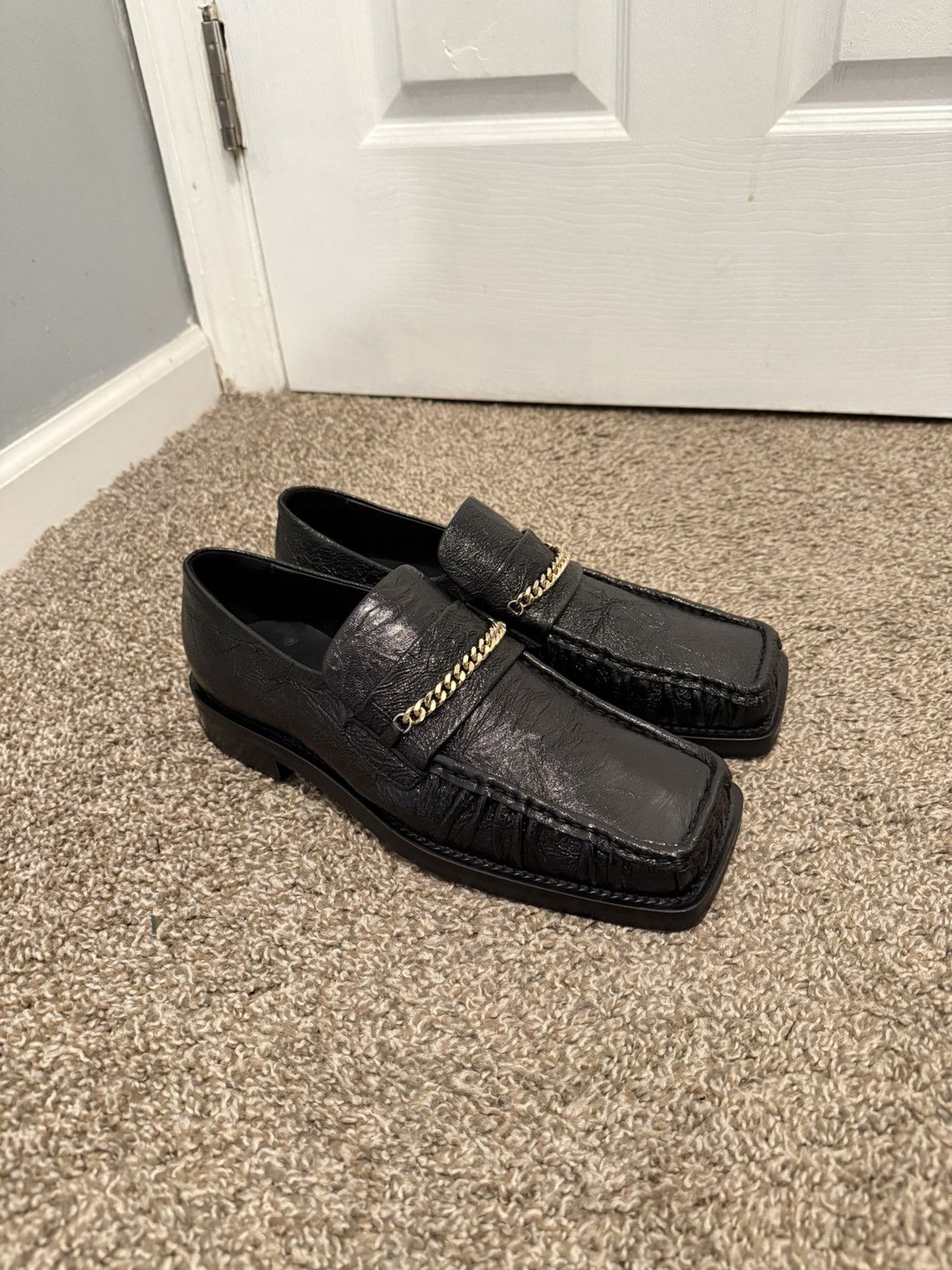Martine Rose Martine Rose square toe loafer black Size US 8 / EU 41 - 1 Thumbnail