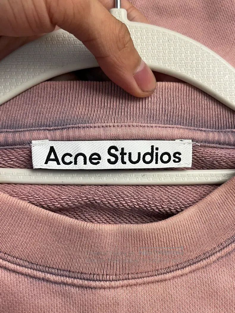 Acne Studios Acne Studios FW23 Blurred Logo Loose Sport Casual Round Ne Size XS / US 0-2 / IT 36-38 - 3 Thumbnail