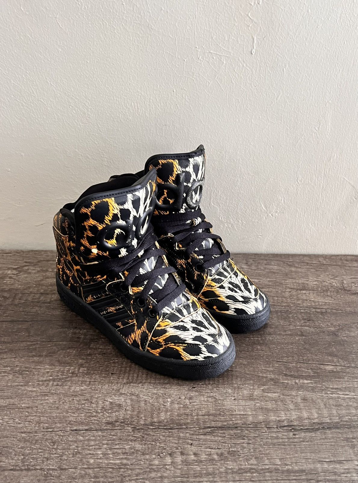 Adidas × Jeremy Scott Js Instinct High Leopard Print Size US 6.5 / IT 36.5 - 1 Thumbnail