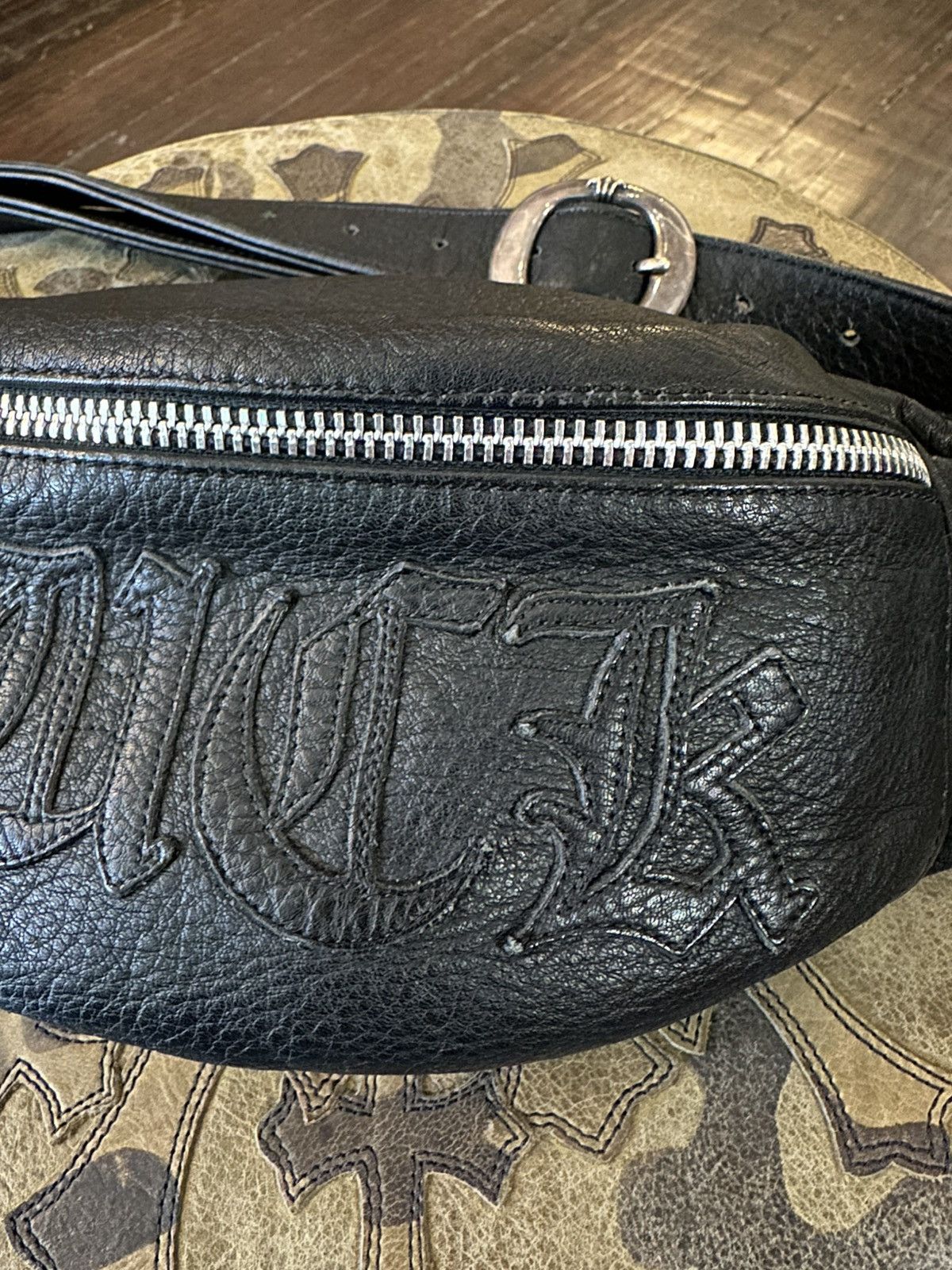 Chrome Hearts CHROME HEARTS FUCK PATCH SNAT SIDE BAG Size ONE SIZE - 2 Thumbnail