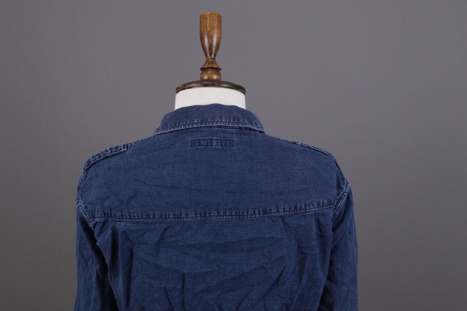 Allsaints All Saints Blue Denim Button Down Pockets Size EU 34 /US 2 Size S / US 4 / IT 40 - 12 Thumbnail
