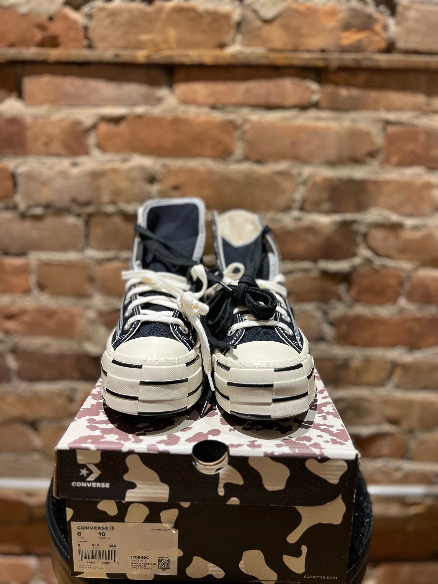 Brain Dead × Converse Brain Dead x Converse Chuck 70 "Overdyed Patchwork" Size US 8 / EU 41 - 3 Thumbnail