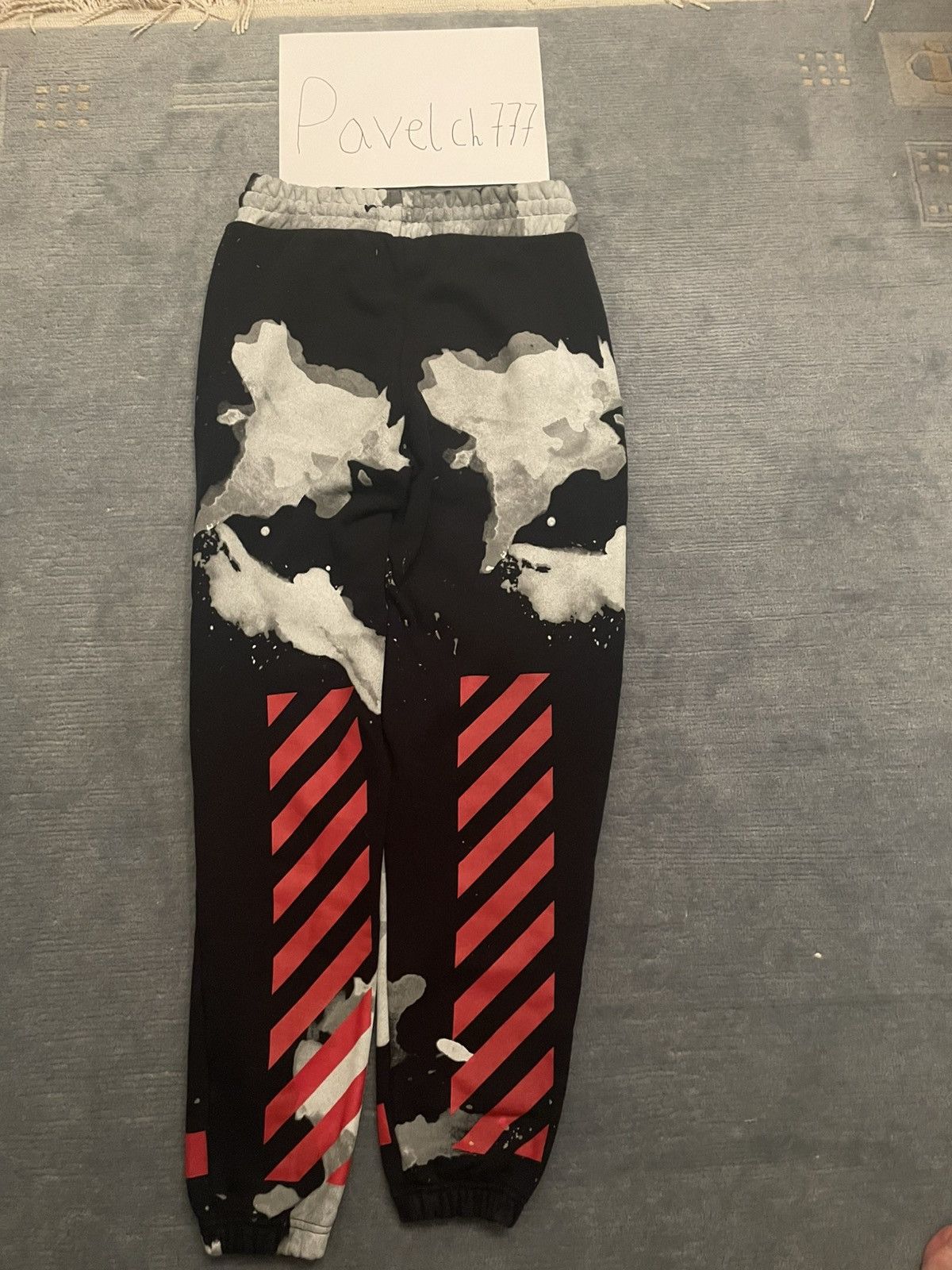 Off-White Off-White Liquid Spots Joggers Size XS Size US 30 / EU 46 - 1 Thumbnail