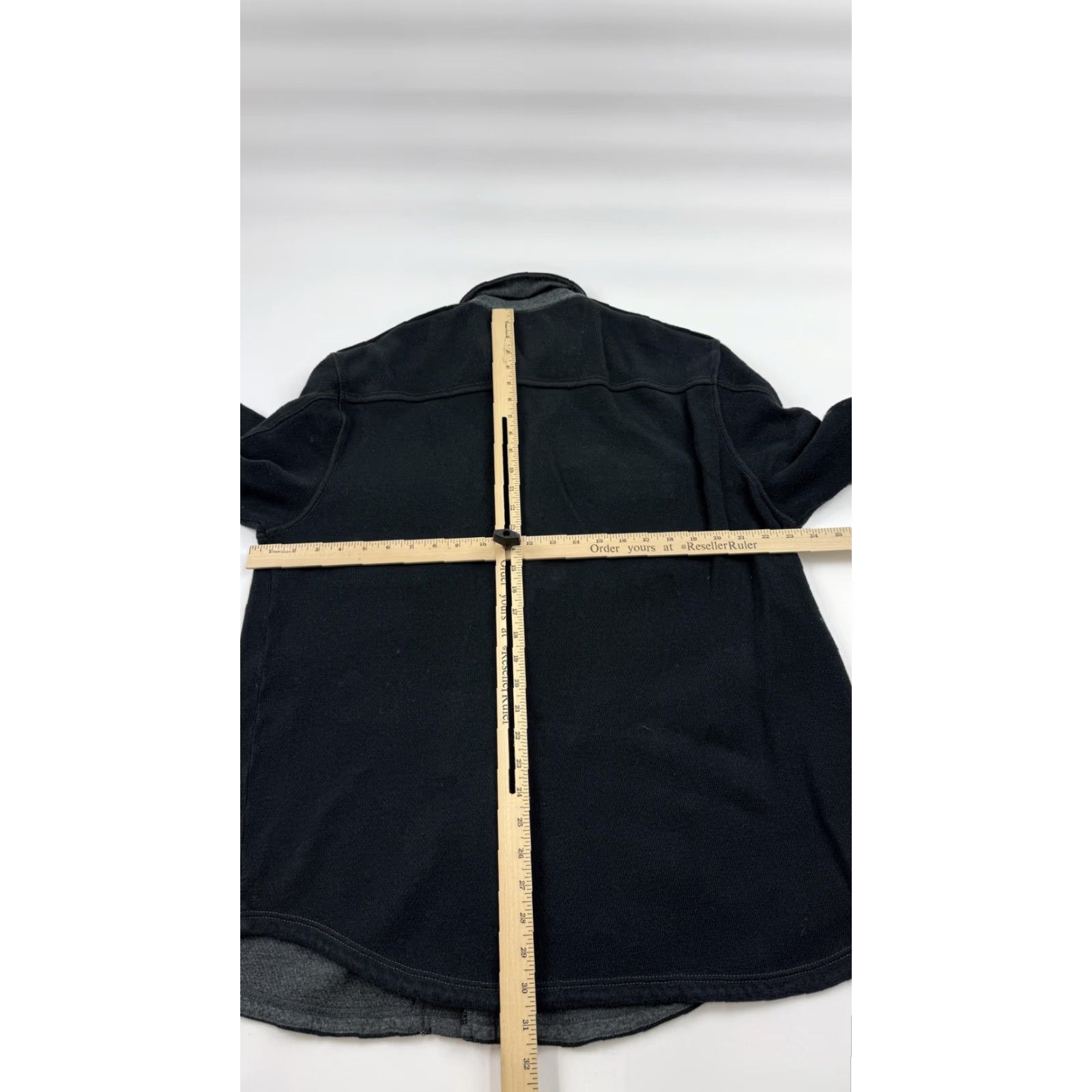 Tommy Bahama VINTAGE Tommy Bahama Shirt Jacket Mens Large Black Thermal Waffle Knit Button Pockets Size US XL / EU 56 / 4 - 7 Thumbnail