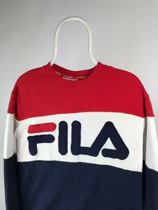 Fila Fila sweatshirt band tee big logo size Medium Size US M / EU 48-50 / 2 - 3 Thumbnail