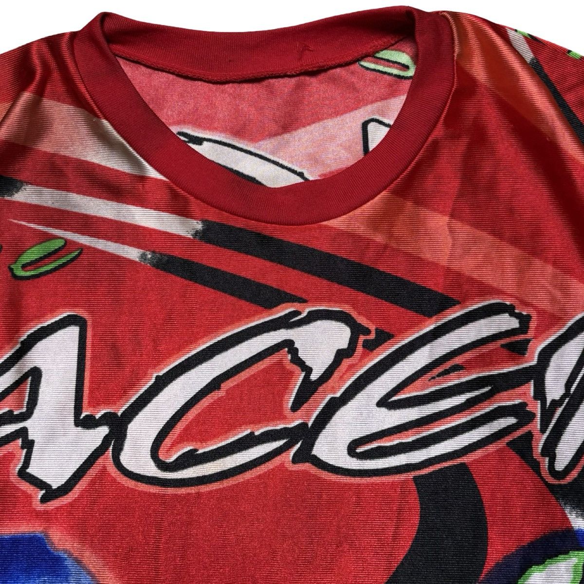 Other Rage Racer 69 Mens Barcode Graphic T-Shirt Red Last Lap XL Size US XL / EU 56 / 4 - 3 Thumbnail