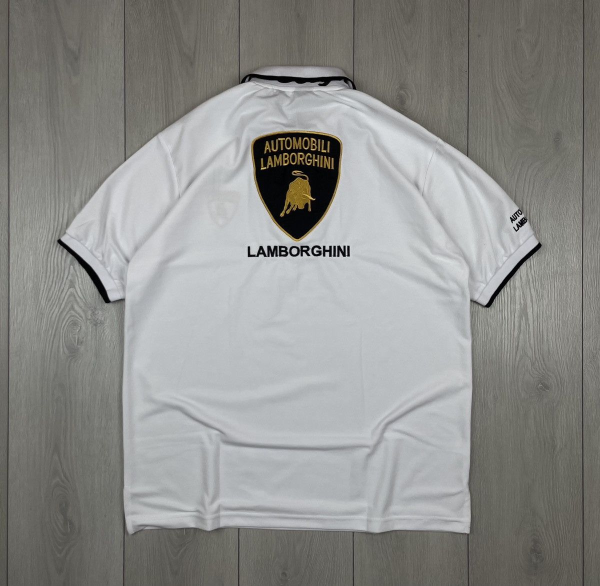 Lamborghini Lamborghini Vintage Men’s Polo Shirt White Size XL Size US XL / EU 56 / 4 - 5 Thumbnail