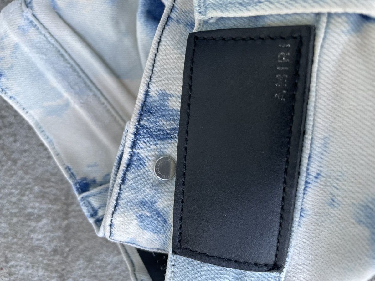 Amiri AMIRI TIE DYE DISTRESSED BIKER DENIM Size US 27 - 8 Thumbnail