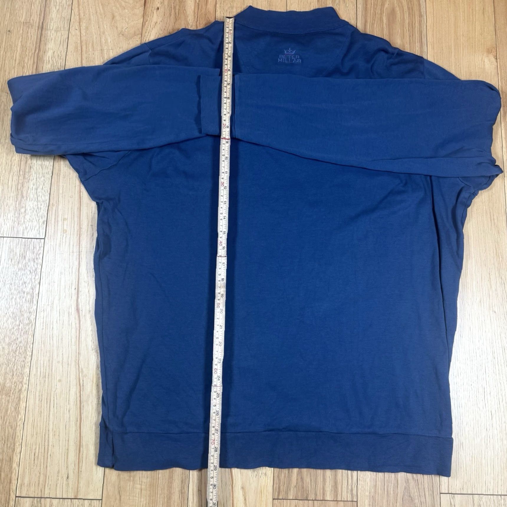 Peter Millar Peter Millar Sweater 1/4 Zip Pullover 2XL Navy Blue Mens Casual Golf Blue Size US XXL / EU 58 / 5 - 7 Thumbnail