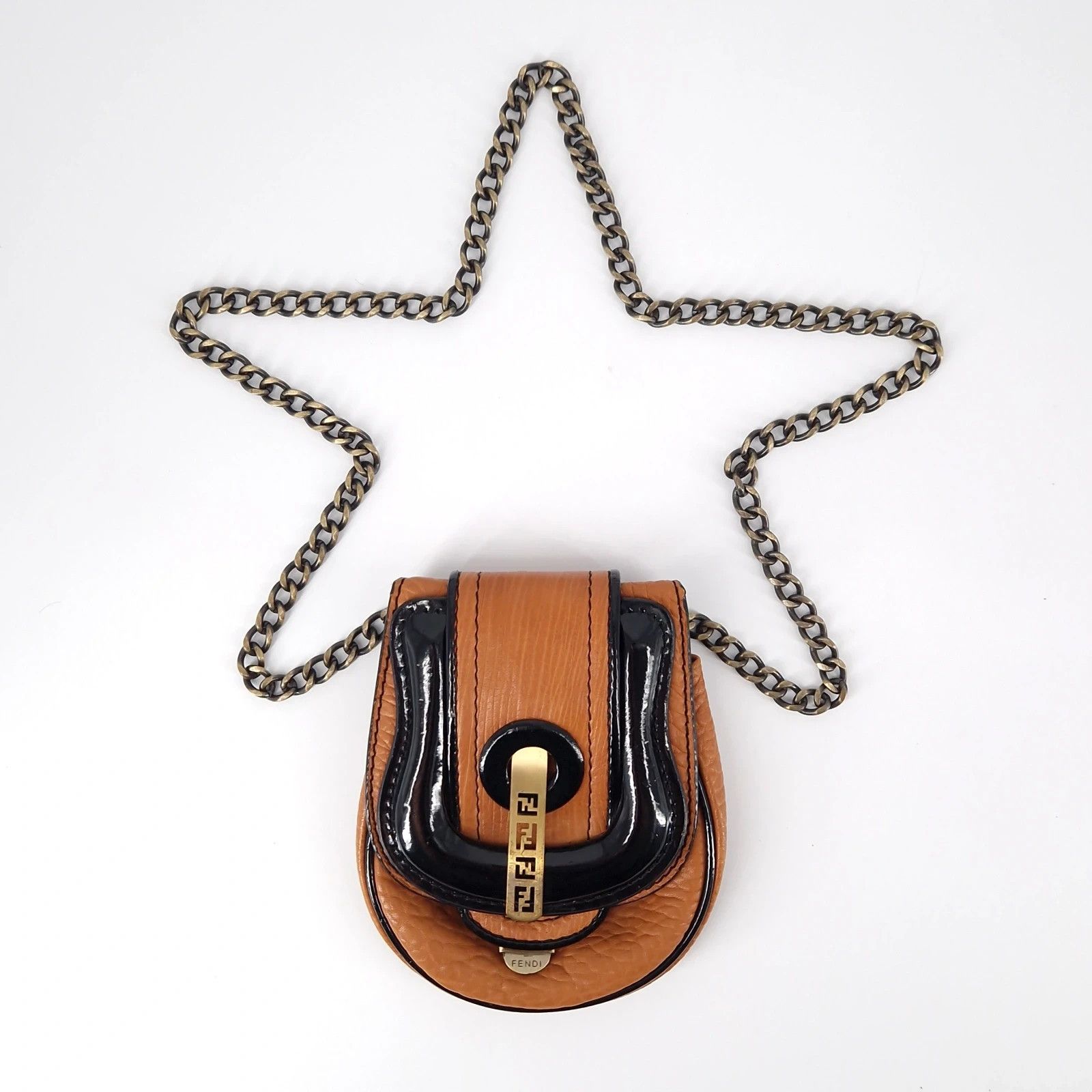 Fendi Y2K Mini B Bag in Brown, Women's