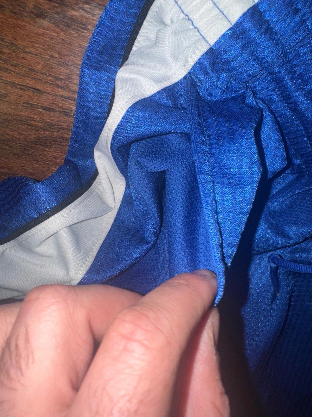 Nike Nike Hoop Shorts Mens Sz M Cobalt Blue Shiny Silky Rare Size US 32 / EU 48 - 5 Thumbnail