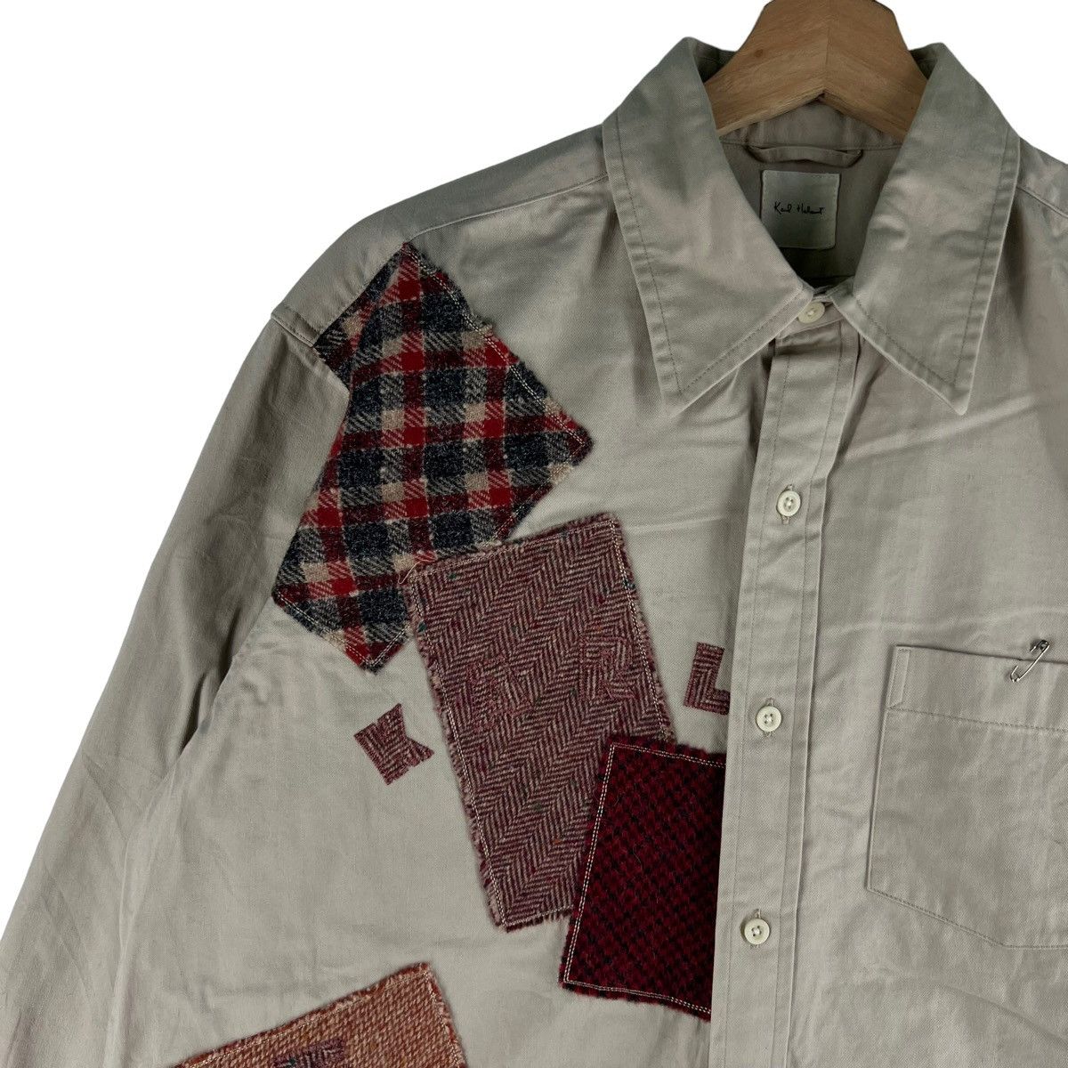 Japanese Brand 🔥Kapital Japan Design Work Jacket Aztec Design Karl Helmut Size US M / EU 48-50 / 2 - 3 Thumbnail