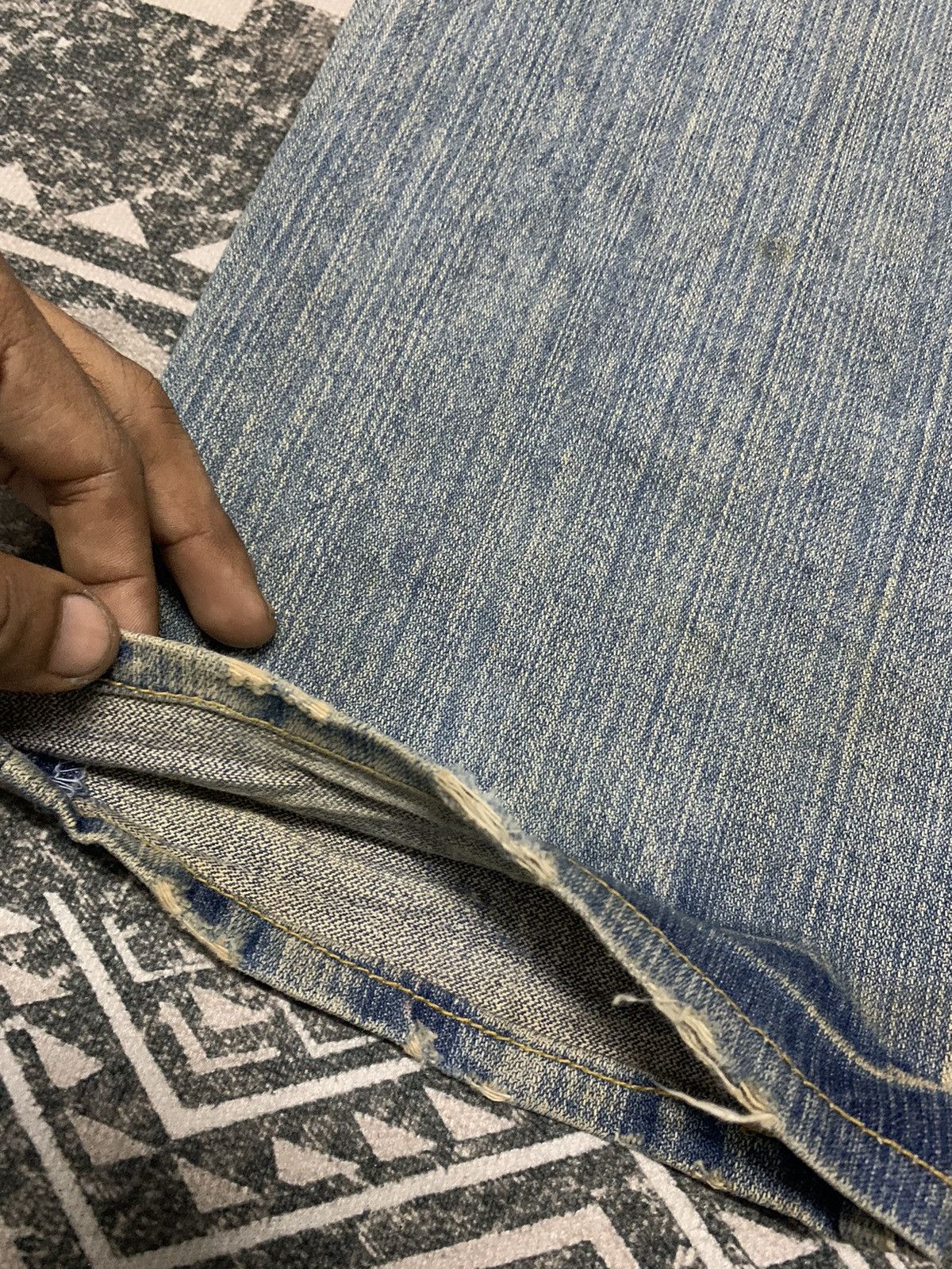 If Six Was Nine HYSTERIC GLAMOUR INSPIRED JAPANESE UNBRAND DISTRESSED Size US 32 / EU 48 - 13 Thumbnail