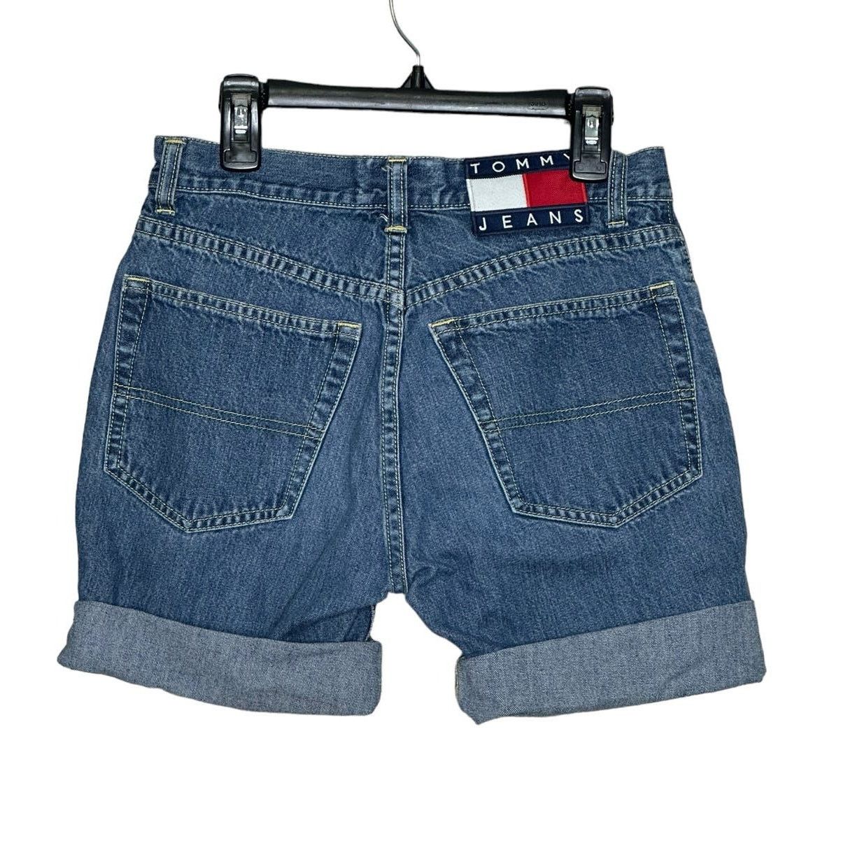 Tommy Hilfiger Tommy Hilfiger vintage denim cuffed shorts size 3 Size 28" / US 6 / IT 42 - 2 Thumbnail