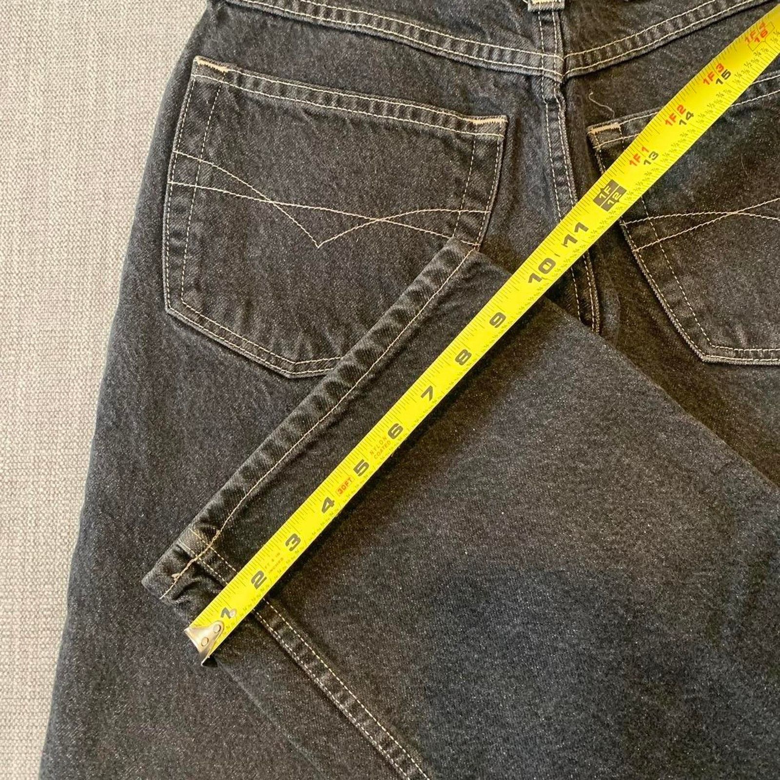 Anchor Blue Y2K Anchor Blue Beyond Baggy Black Denim Jeans Size US 28 / EU 44 - 6 Thumbnail