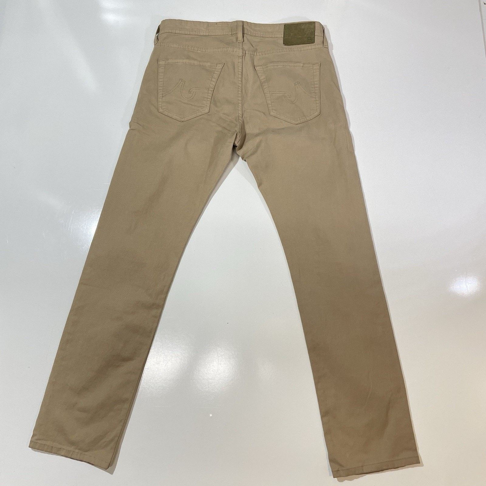 AG Adriano Goldschmied AG Adriano Goldschmied Matchbox Slim Straight Khaki Chino 32 Size US 32 / EU 48 - 7 Thumbnail