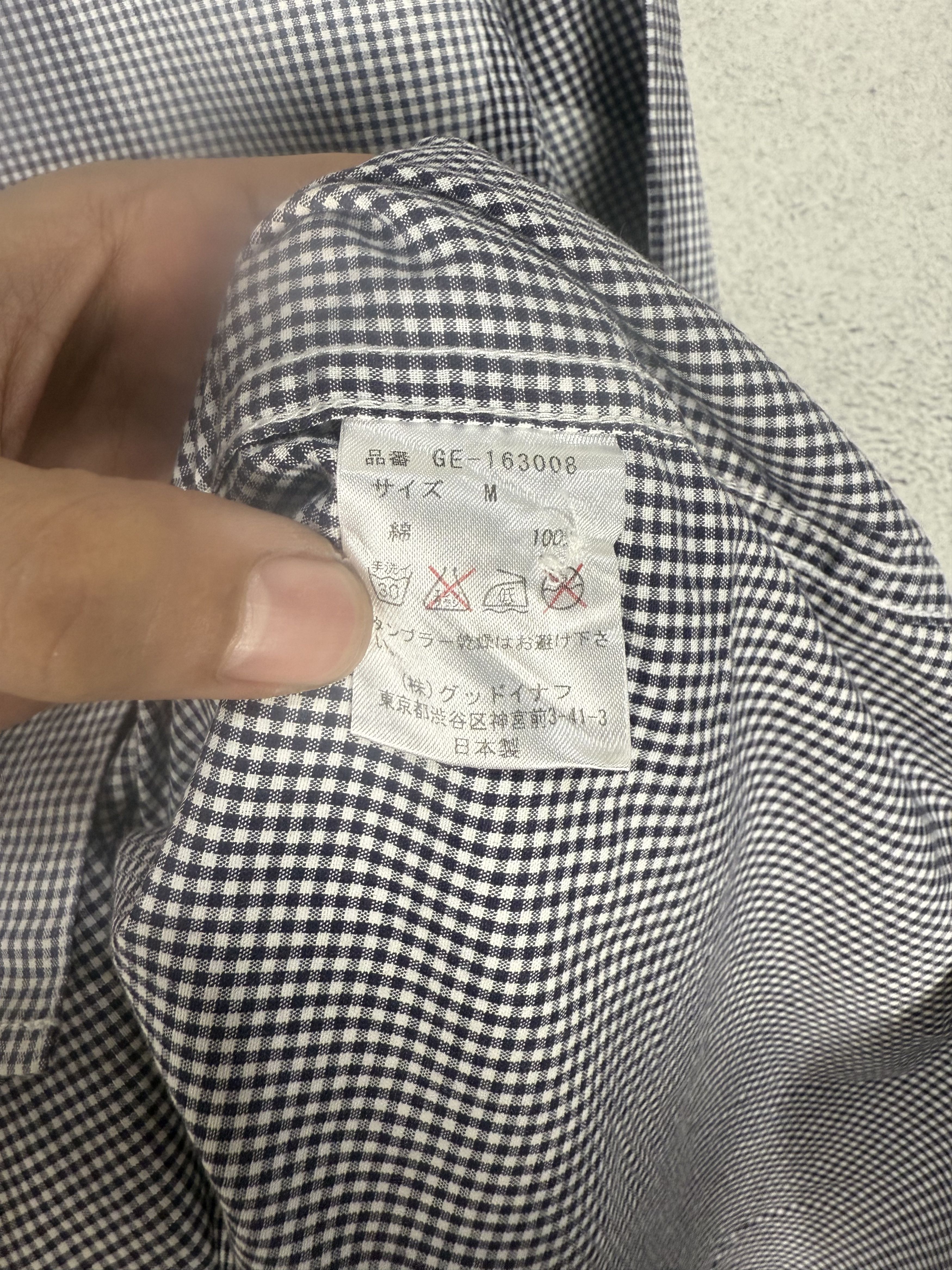 GOODENOUGH Goodenough Polkadot Gingham Button Up Shirt Size US M / EU 48-50 / 2 - 6 Thumbnail