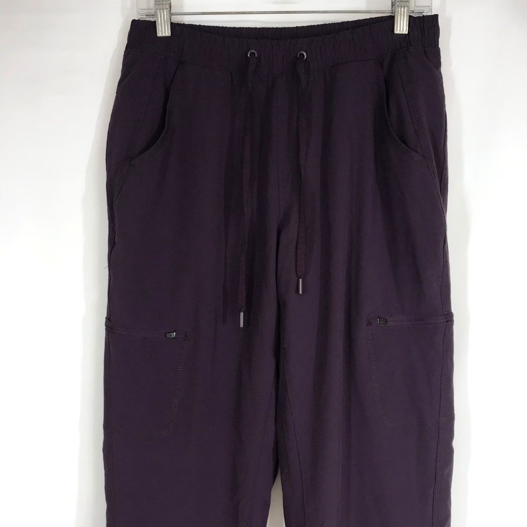 Eddie Bauer Eddie Bauer Womens Jogger Pants Purple Fleece Lined Pockets Thermal Drawstring Relaxed 4 Size 27" / US 4 / IT 40 - 2 Thumbnail