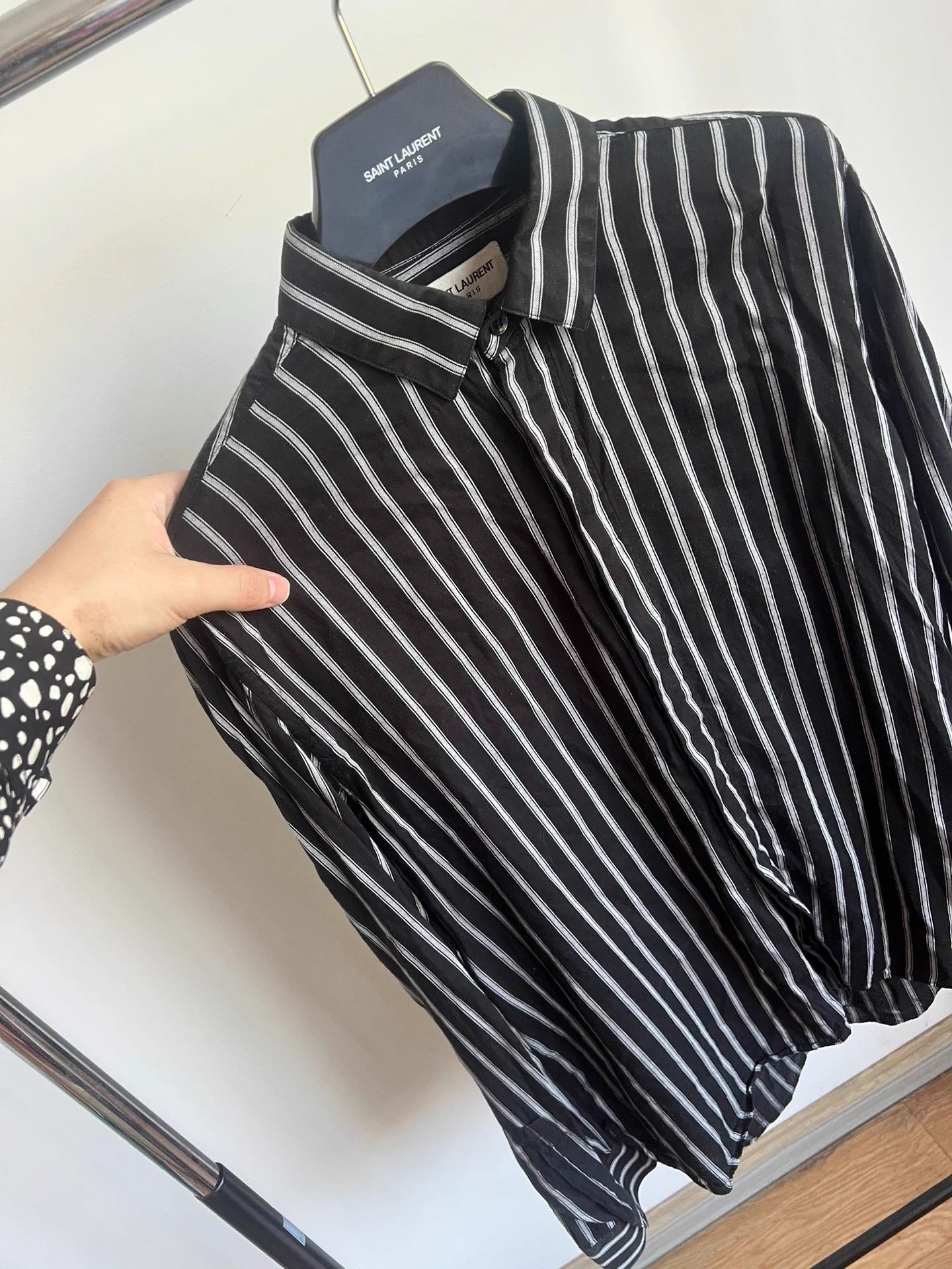Saint Laurent Paris Saint Laurent SLP20SS Striped Shirt Size US M / EU 48-50 / 2 - 2 Thumbnail