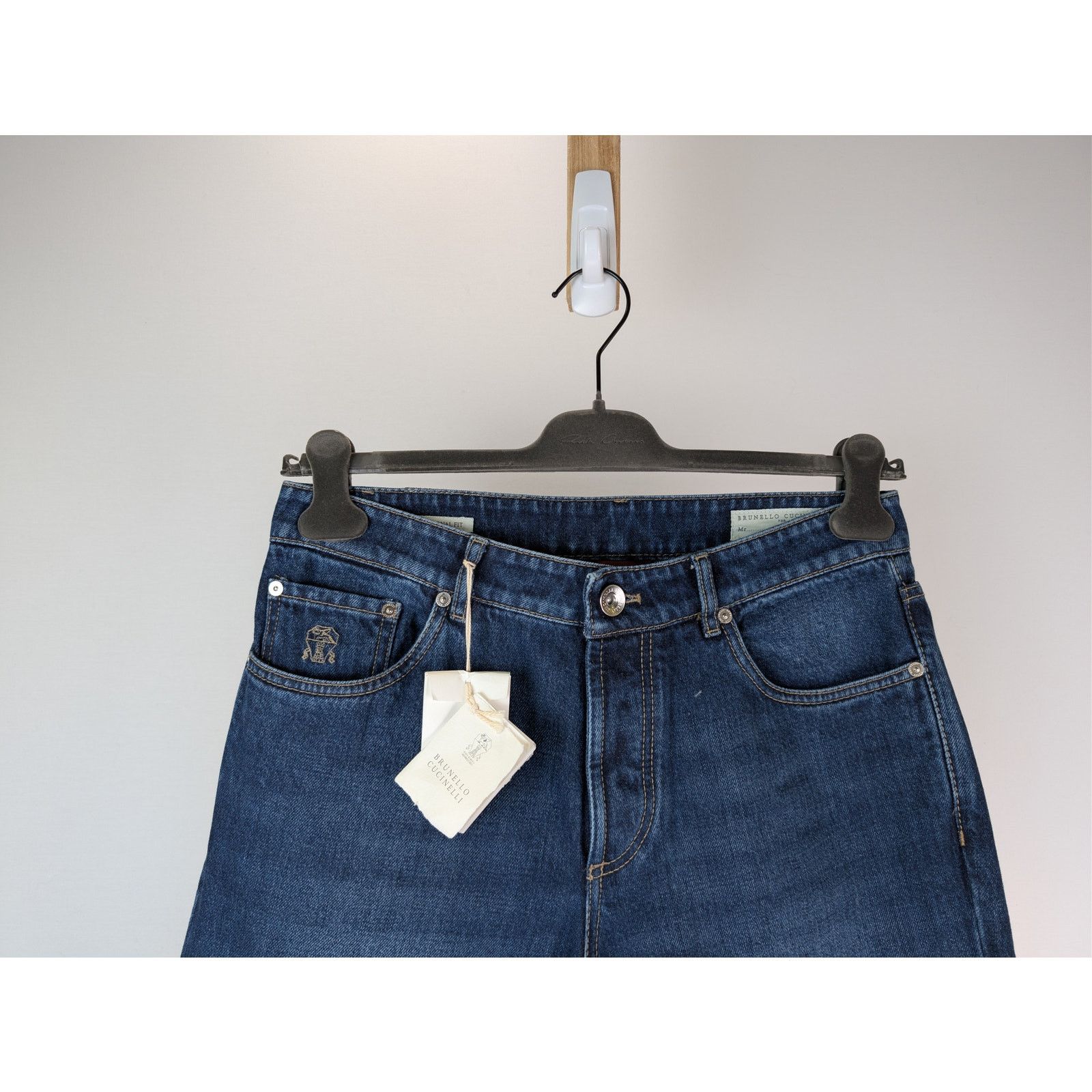 Brunello Cucinelli o1rshd1 Denim Jeans in Blue Size US 32 / EU 48 - 2 Thumbnail