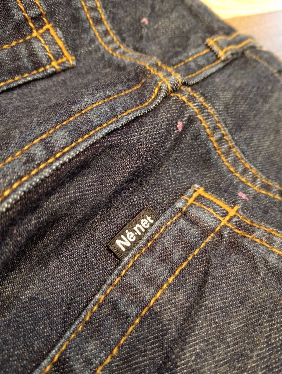 Ne-Net VINTAGE NE-NET ISSEY MIYAKE PAINTER DENIM PANTS Size US 30 / EU 46 - 9 Thumbnail