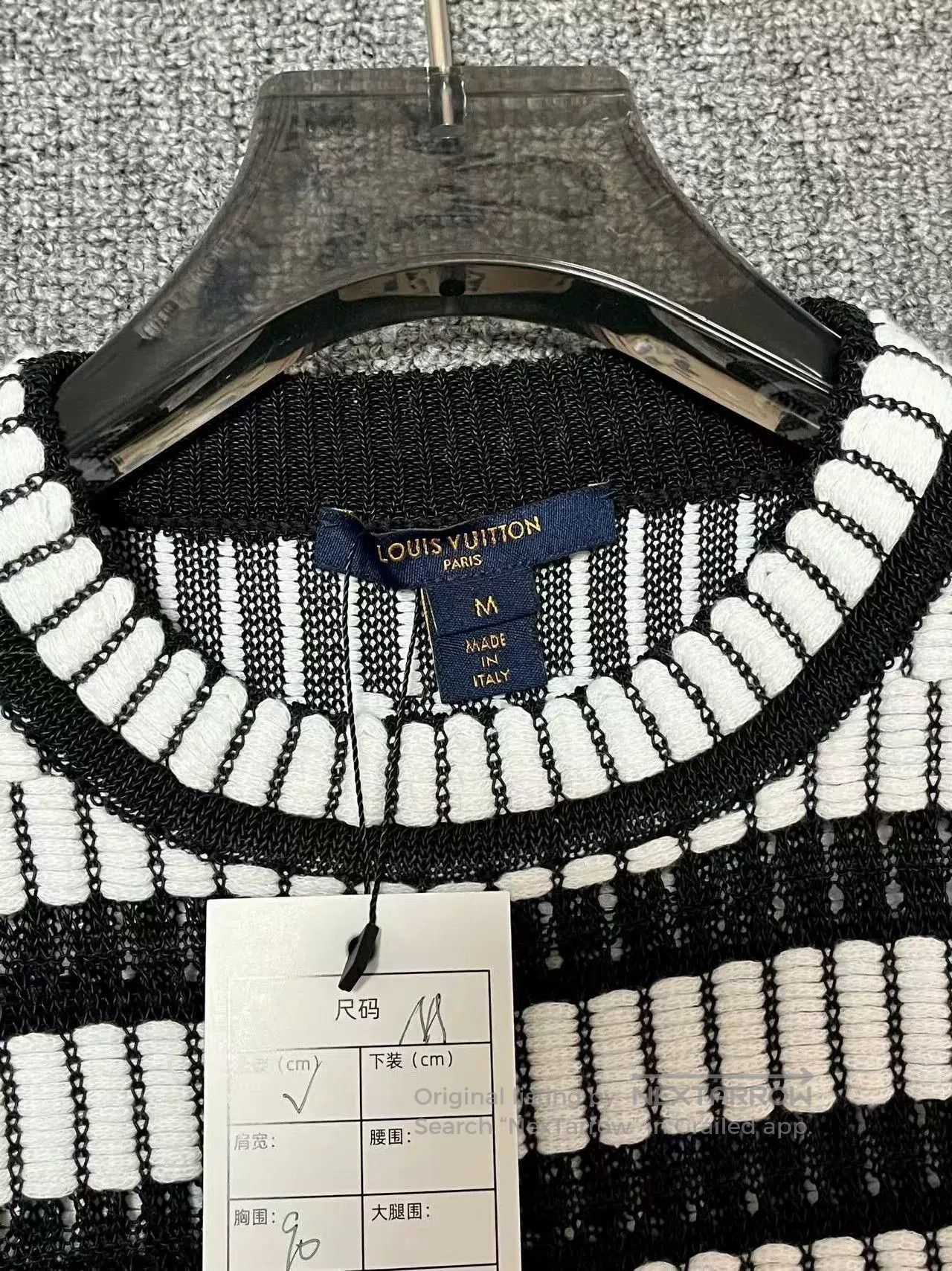 Louis Vuitton Louis Vuitton Black and White Knit Sweater. Size M / US 6-8 / IT 42-44 - 4 Thumbnail