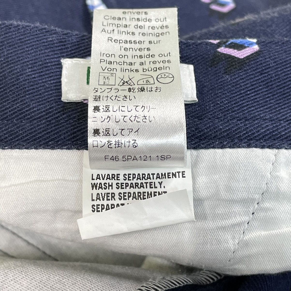 Kenzo Kenzo Paris Monogram Geometric Print Slim Fit Denim Pants Size US 33 - 11 Thumbnail