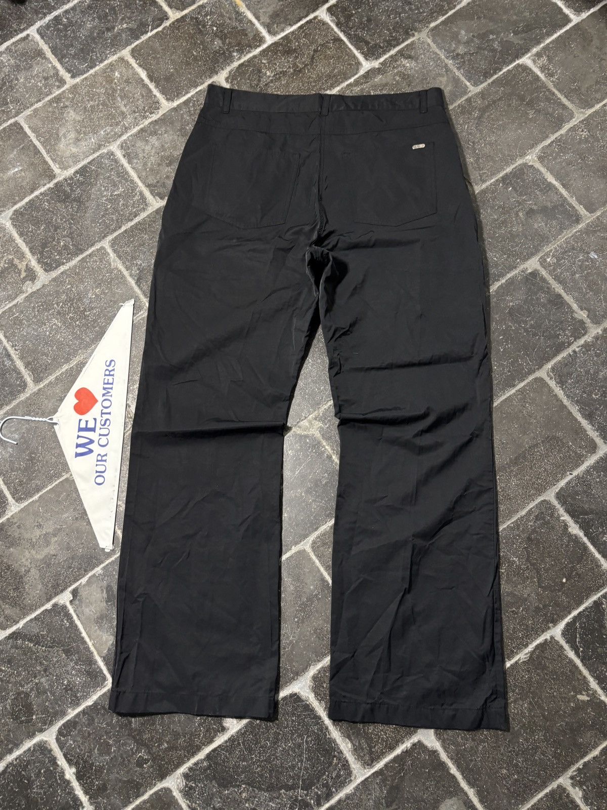 Urban Behavior Vintage Nylon Pants Y2K Urban Behavior Mens Prada Waxed 90s Size US 33 - 2 Thumbnail