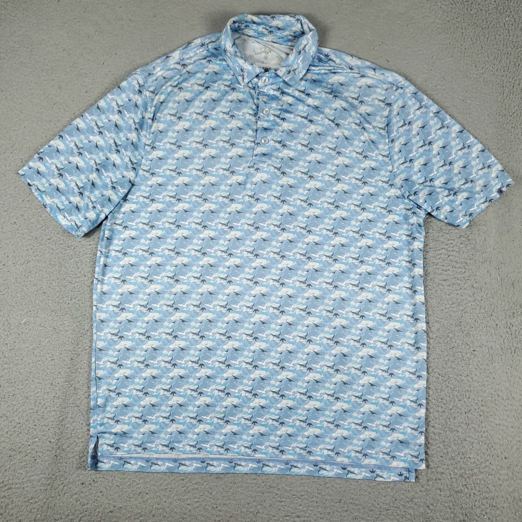 Vintage 1764 Polo Shirt Mens L Blue Logo Polo Shirt Shirt Polo Mens Blue 1764 Logo Sports Modern Preppy American 90s Mens Size US L / EU 52-54 / 3 - 2 Thumbnail